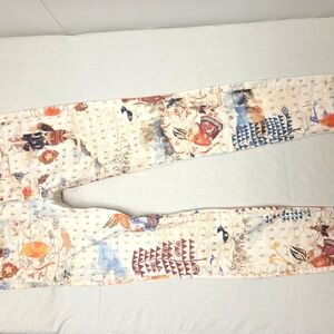 MOTHER Multicolor Patterned Ankle Pants